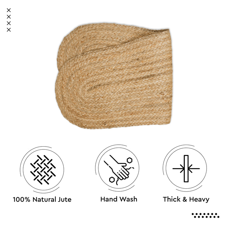 Jute Natural Bleach Table Runner