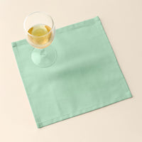 Cotton Mint Green Table Napkins (Pack of 12)