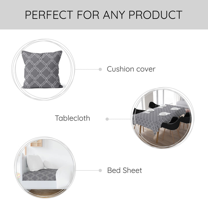 Printed Fabric by meter| Wide - 59" (150 Cms) - Decorative Soft & Smooth, 100% Cotton Cloth For Curtains, Cushions, Dress Material, Upholstery, Bedcover