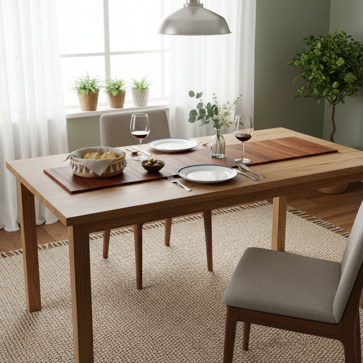 Sheesham Wood Brown Wooden Table Runner (Pack of 1)