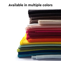 Mercerised Cotton Canvas Fabric, 100x150 cm Wide | Sold by the Metre, Cut to Length | Fabric For Cushions, Sofa Covers, Light Upholstery, Embroidery, Dress Material
