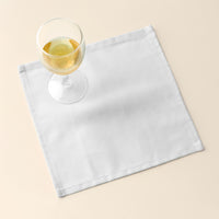 Canvas White Table Napkin (Pack of 12)