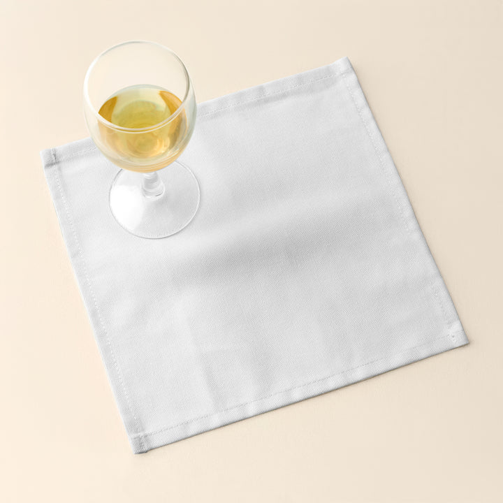 Canvas White Table Napkin (Pack of 12)