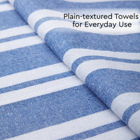 Cotton Franca Blue Stripes Kitchen Towel (Pack of 4)