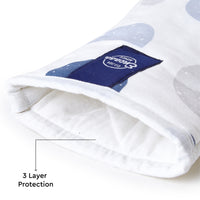 20s Sheeting Blue Moon Oven Gloves (Pack of 2)