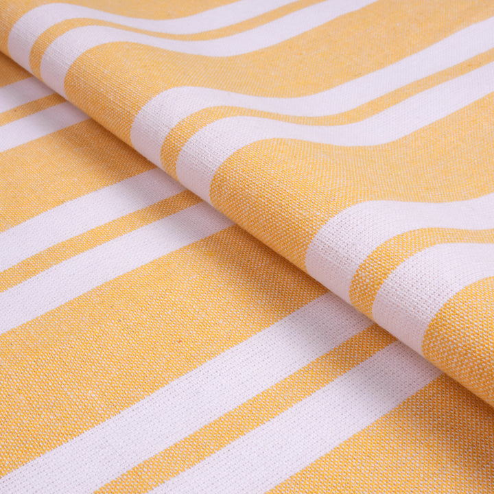 RC Yarn-Dyed Franca Yellow Stripes Apron (Pack of 1)