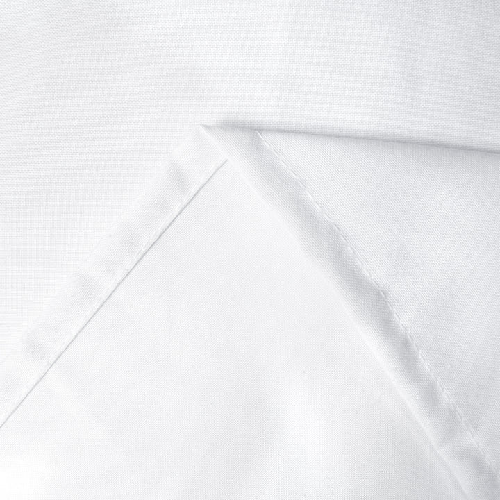 Spun Polyester White Table Cloth (Pack of 1)