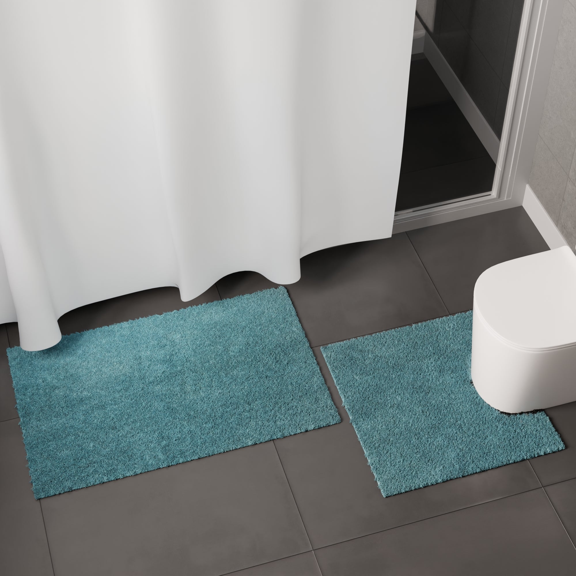 Cotton Green Bathmat (Pack of 2)