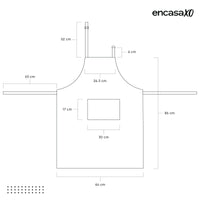 Printed Cotton Terrazzo Mint Apron (Pack of 1)