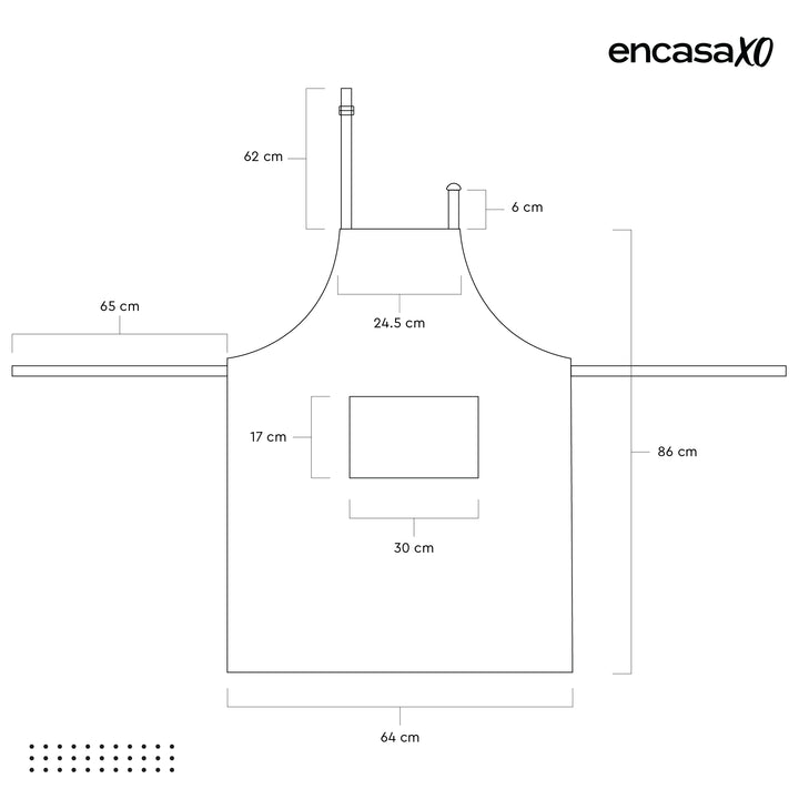 Printed Cotton Terrazzo Mint Apron (Pack of 1)