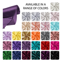 Satin Polyester Silk Purple Fabric