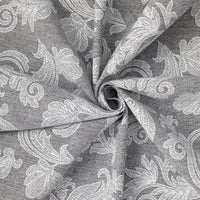 Chambray Cotton Floral Grey Cushion Cover (Pack of 2)