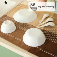 Cotton Beige Kitchen Towel