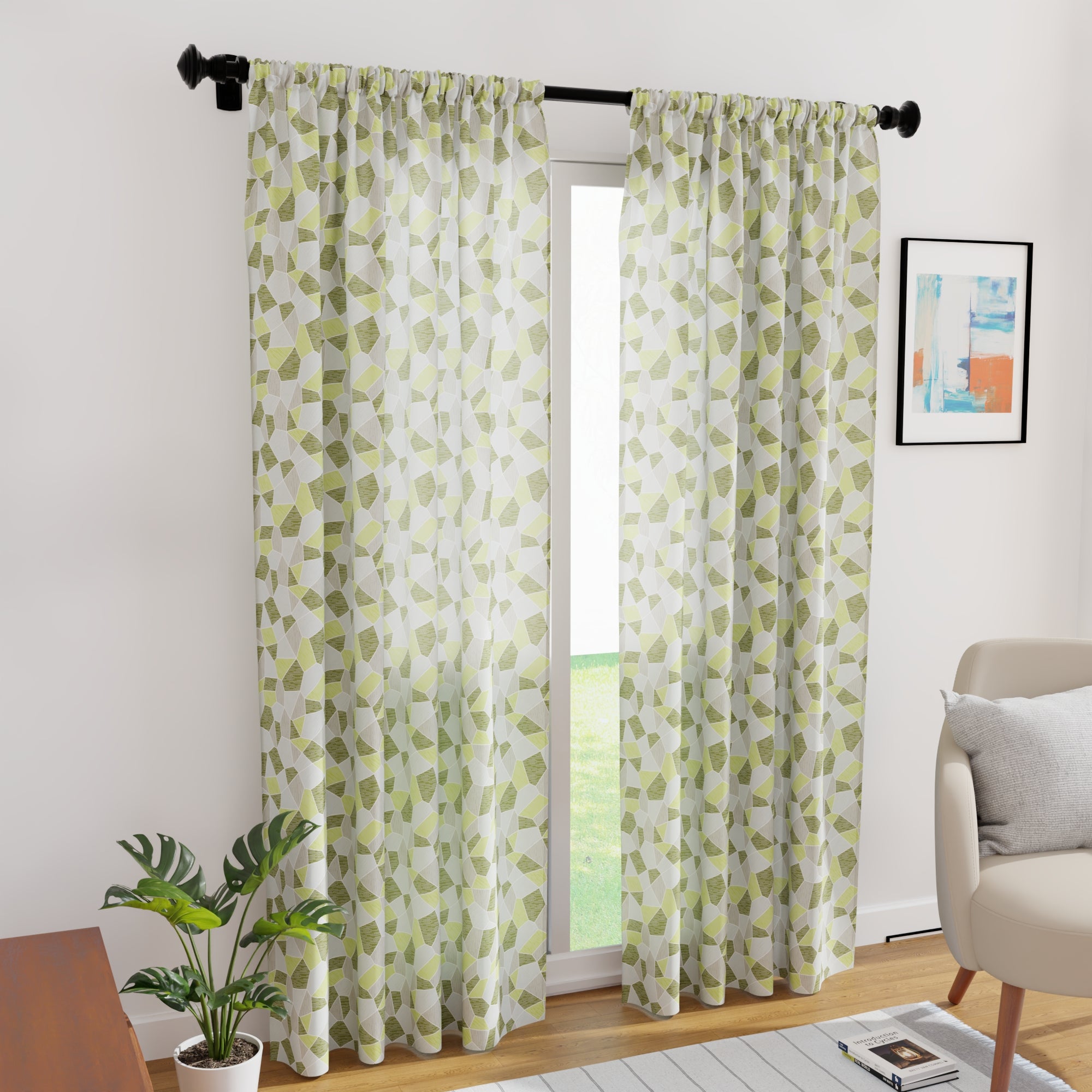 Micro G1 Lemon Curtain (Pack of 2)