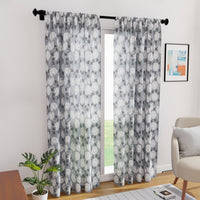 Polyester Dandelion Curtain (Pack of 2)