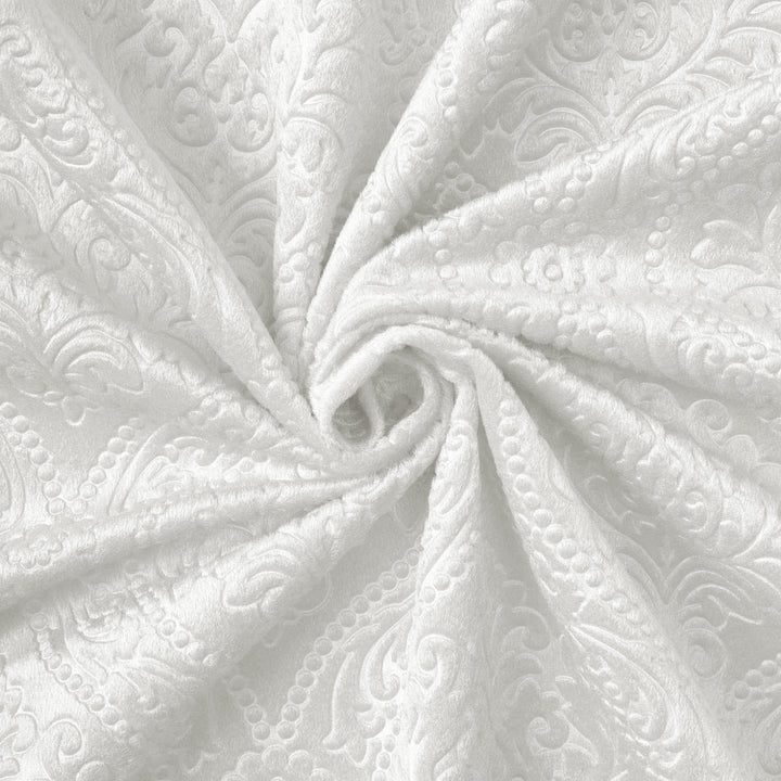 Embossed Velvet Fabric Material By Meter | Sofa Cloth Material | Unstitched Fabric For Making Cushion Cover, Sofa Cover, Backdrop| 175 GSM, Width 54 Inches | Order By Meter