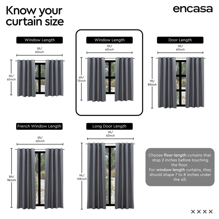 Blackout Polyester T1 Timeless Curtain (Pack of 2)