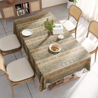 Cotton Canvas African Table Cloth (Pack of 1)