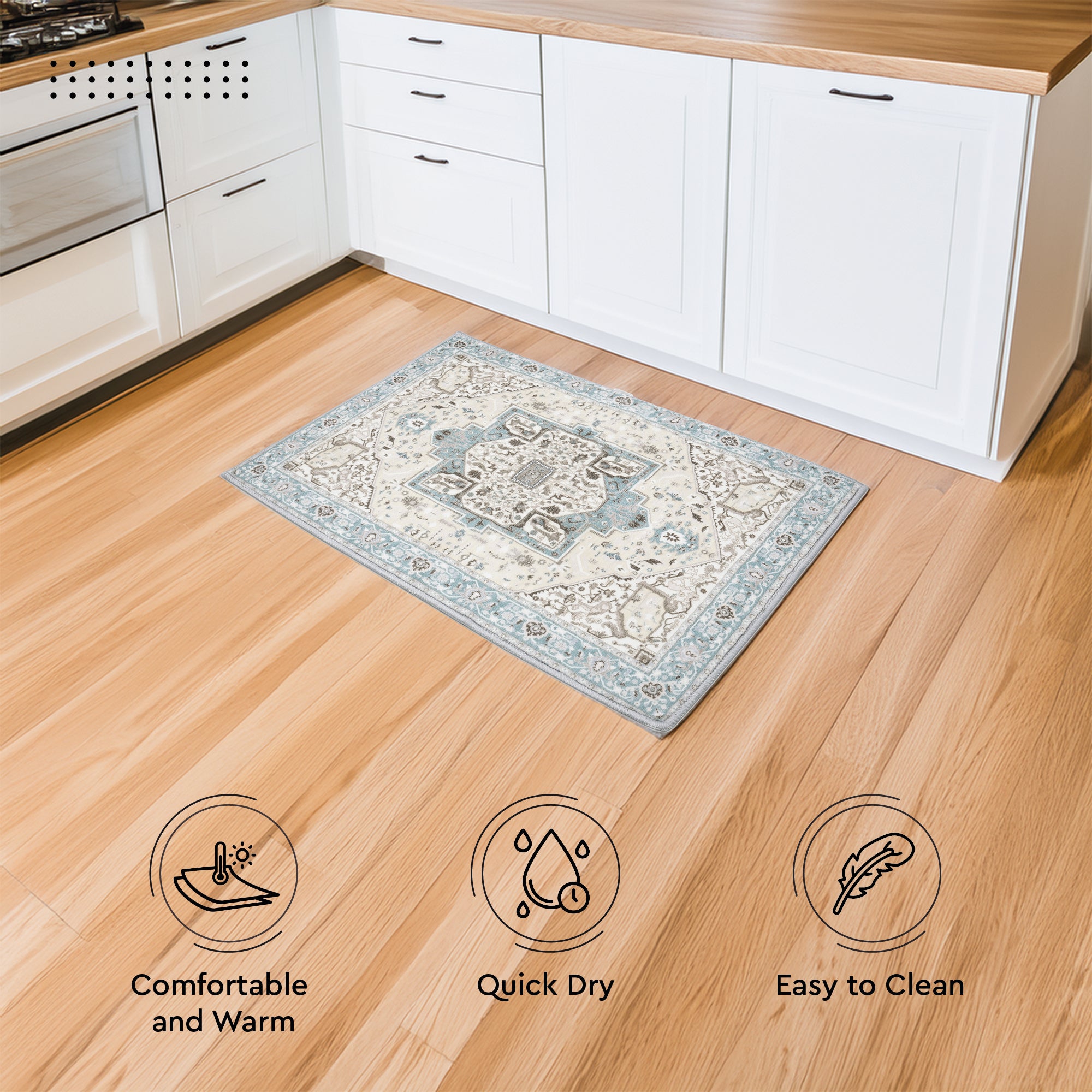 Polyester Bathmat 60x40 cm
