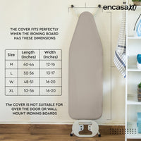 Canvas Light Grey Ironing Board Cover