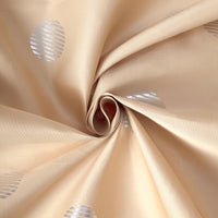 Polyester Dollar Beige Curtain (Pack of 2)