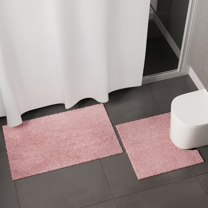 Cotton Peach Bathmat (Pack of 2)