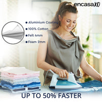 20s Sheeting - Silver Silver Luxury Ironing Board Cover (Pack of 1)