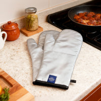 20s Sheeting - Silver Oven Gloves (Pack of 2)