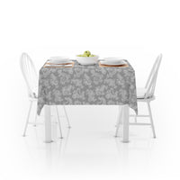 Cotton Grey Table Cloth (Pack of 1)