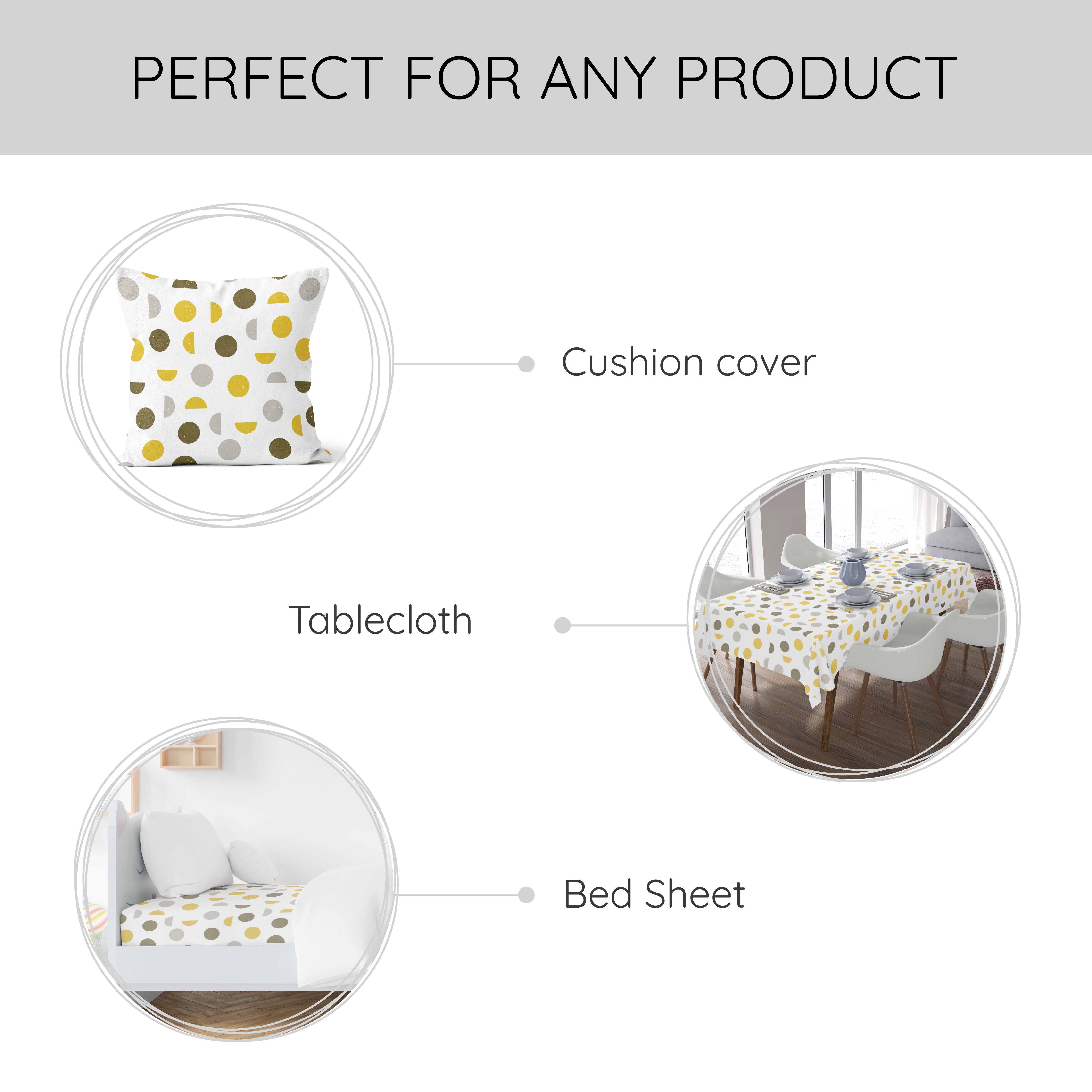 Printed Fabric by meter| Wide - 59" (150 Cms) - Decorative Soft & Smooth, 100% Cotton Cloth For Curtains, Cushions, Dress Material, Upholstery, Bedcover