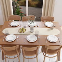 Cotton Off White Table Runner (Pack of 1)