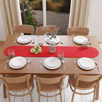 Cotton Red Table Runner (Pack of 1)