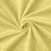Embossed Velvet Pale Lime Cushion Cover (Pack of 2)