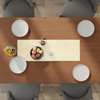 Chenille Natural Table Runner