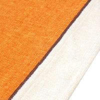Cotton Off White & Orange Table Runner (Pack of 1)