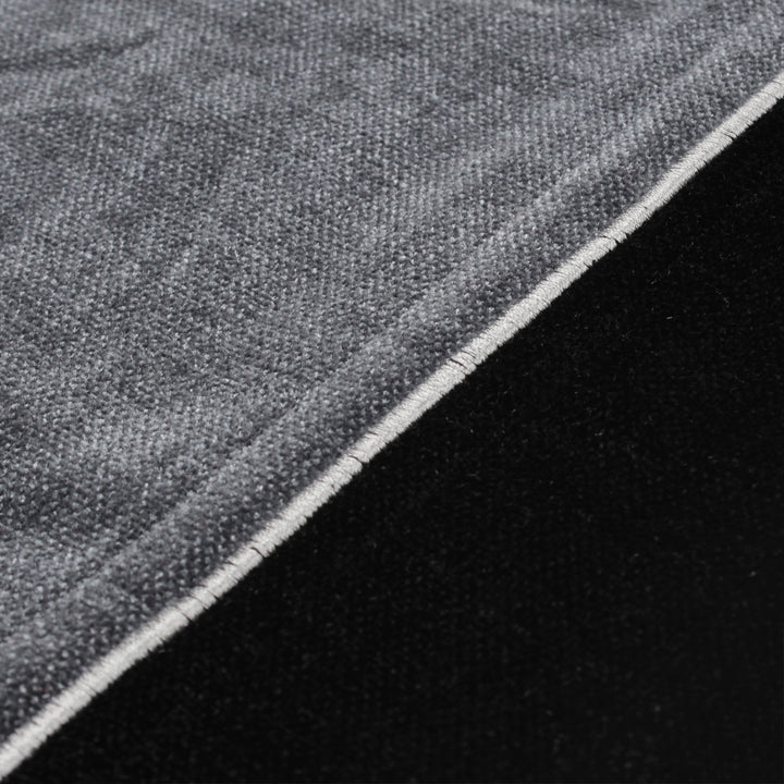 Cotton Black & Denim Table Runner (Pack of 1)