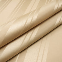 Polyester Stripe Beige Shower Curtain (Pack of 1)