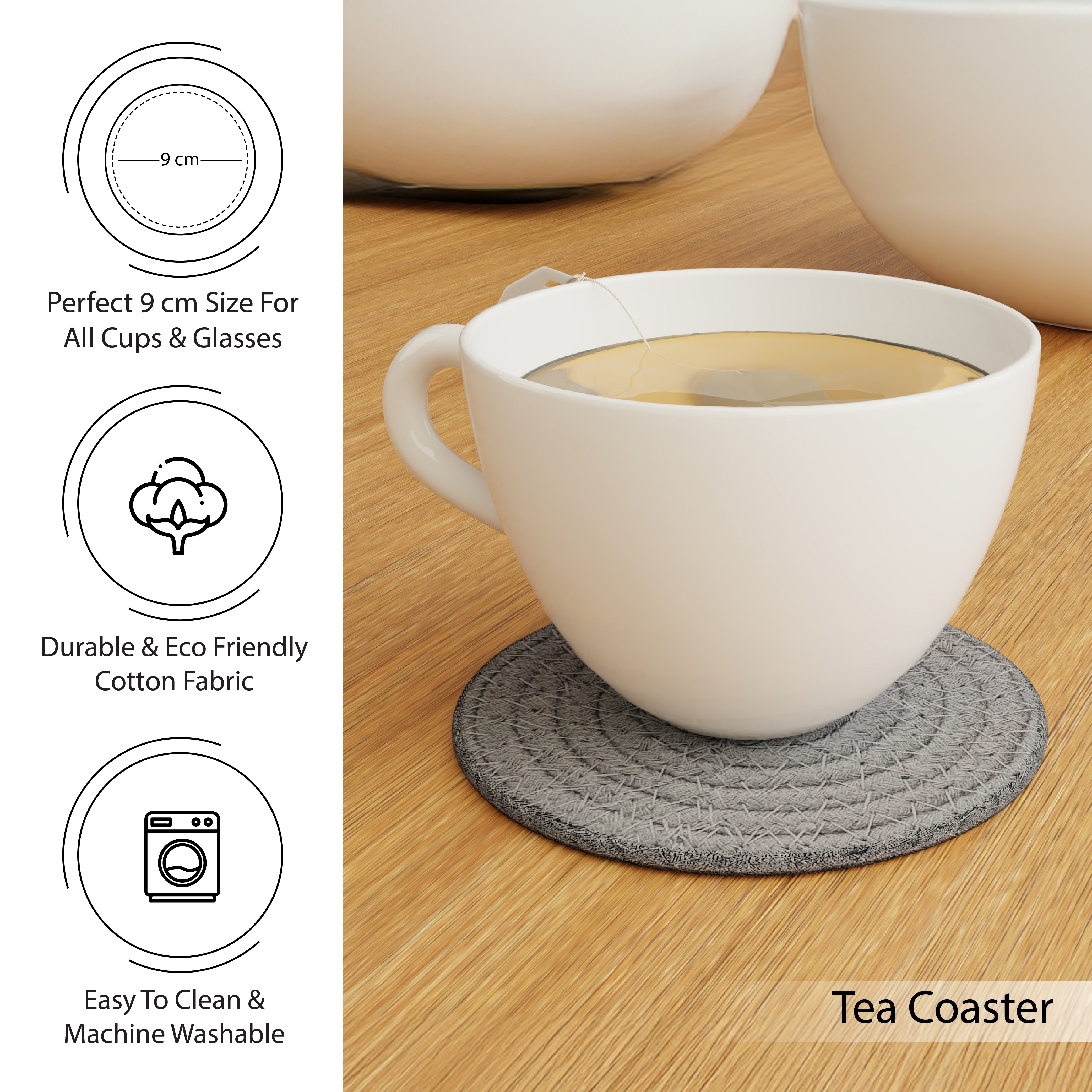 Cotton Grey Combo Kitchen Set (Pack of 21)