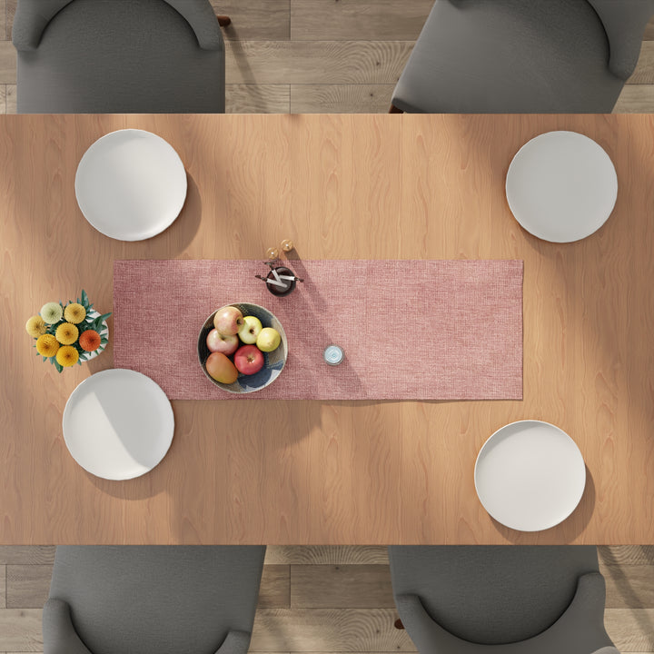 Chenille Buff Table Runner