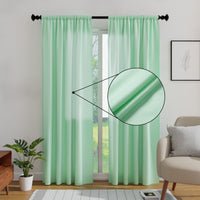 Micro Mint Curtain (Pack of 2)