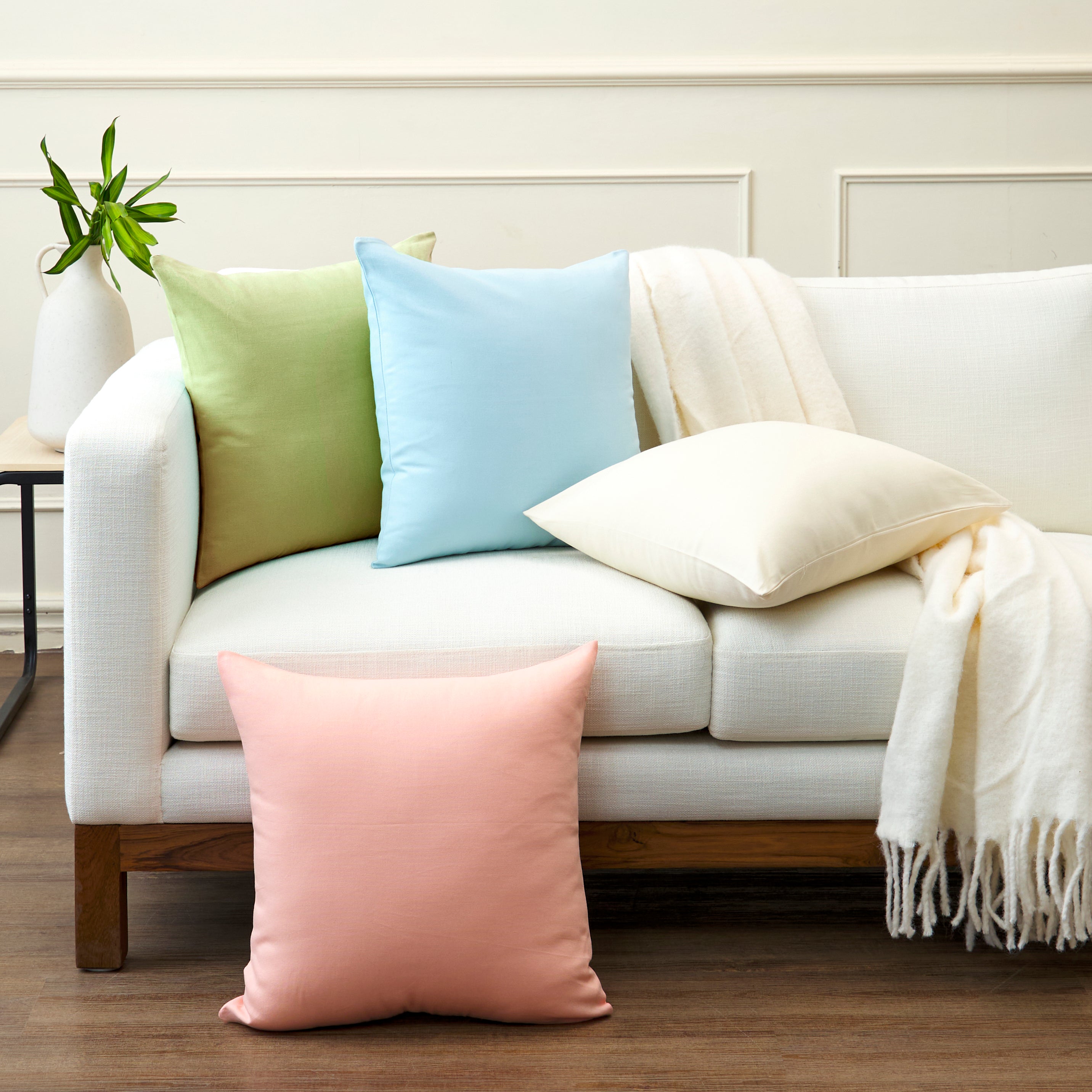 Cotton Canvas Cushion Cover