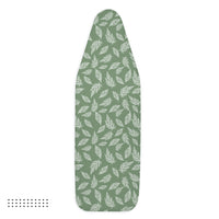 20s Sheeting Big Leaves Green Ironing Board Cover
