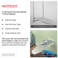 20s Sheeting White Tiles Ironing Board Cover