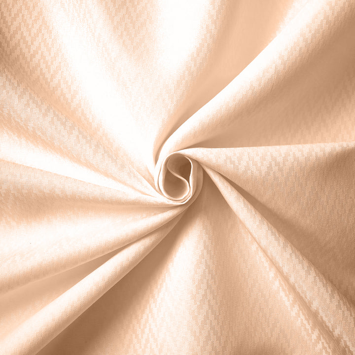 Polyester ZZ Peach Shower Curtain (Pack of 1)