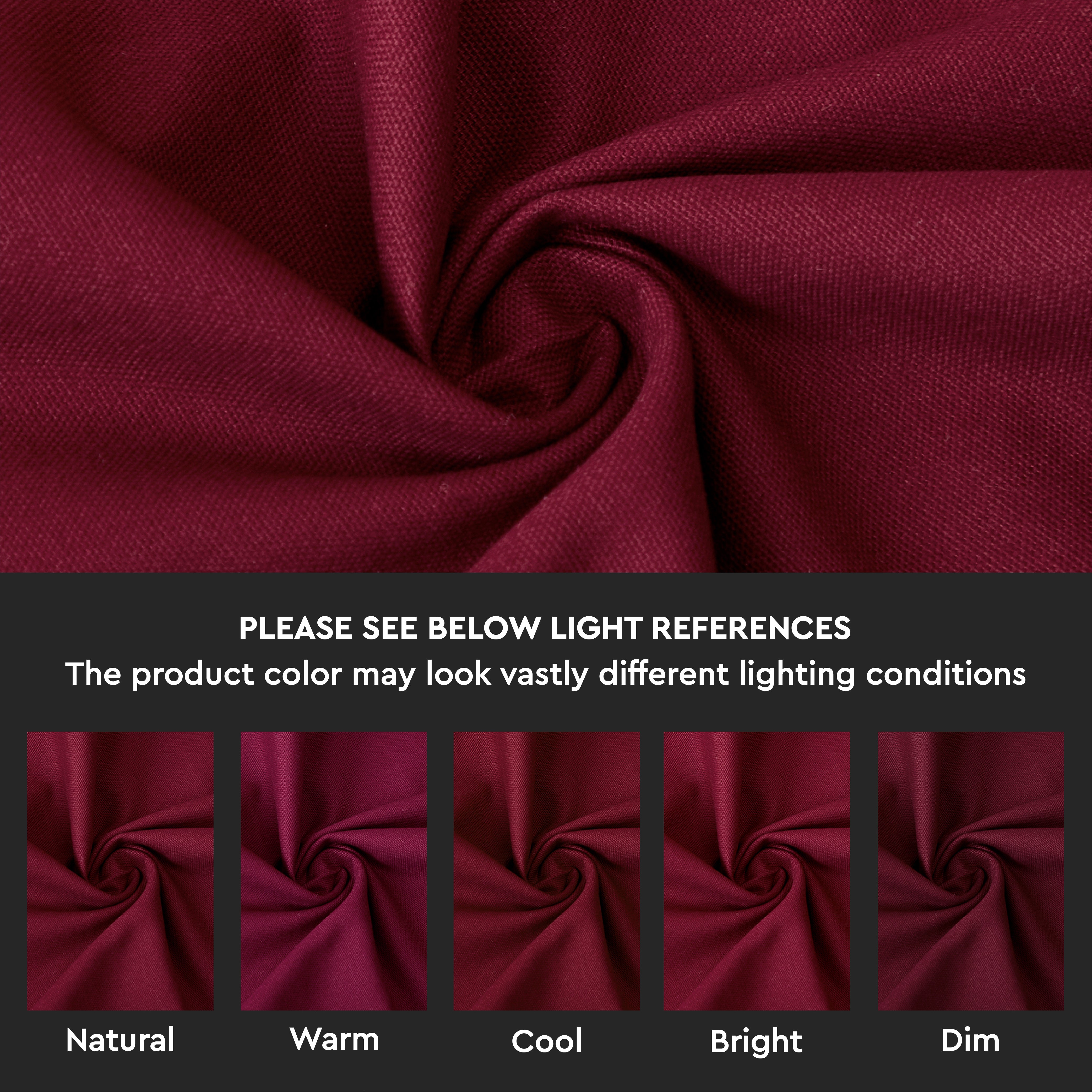 Cotton Rich Maroon Table Cloth (Pack of 1)