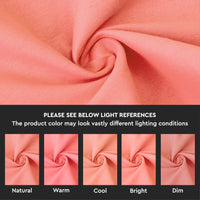 Cotton Coral Table Cloth (Pack of 1)