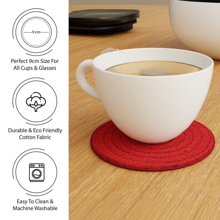 Cotton Red Combo Kitchen Set (Pack of 21)