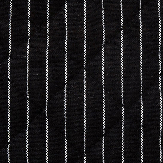 Cotton Butcher Stripes Black Oven Gloves (Pack of 2)