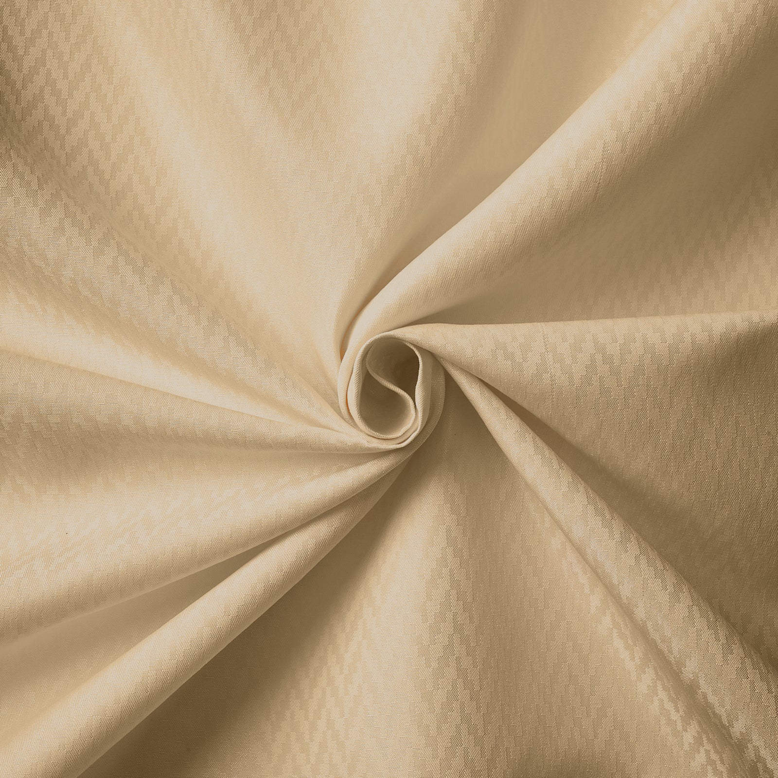 Polyester ZZ Beige Shower Curtain (Pack of 1)