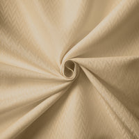 Polyester ZZ Beige Shower Curtain (Pack of 1)